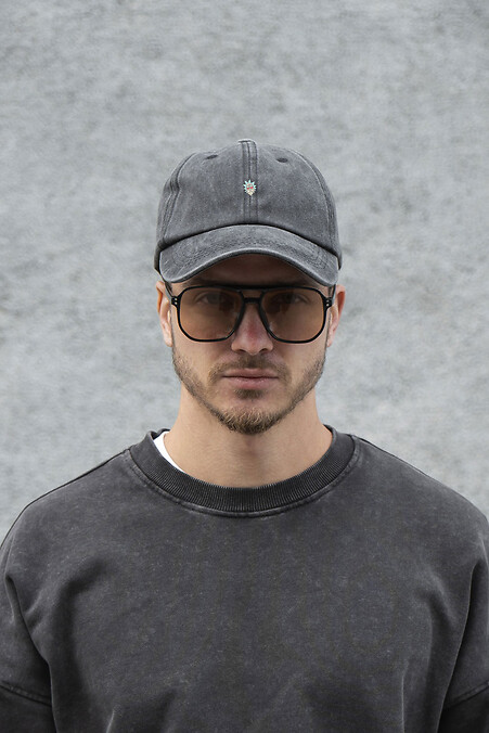 Męska czapka z daszkiem Vintage z nadrukiem Rick Black - #8049827