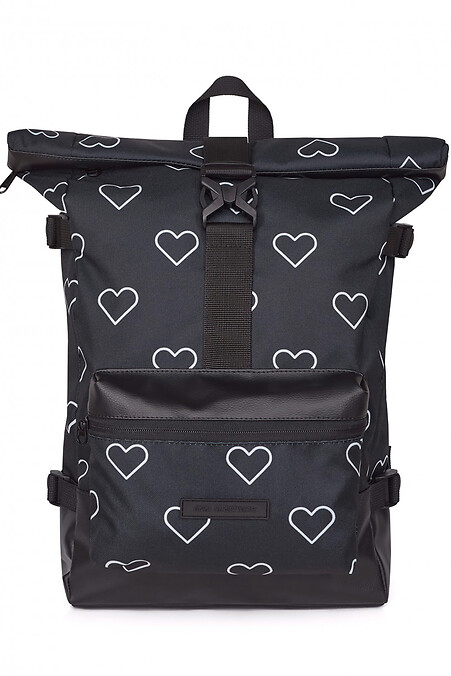 Backpack ROLLTOP 2 I hearts 4/21. Backpacks. Color: black. #8011898