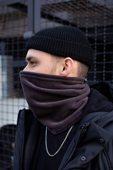 Collar ohne. Schals. Farbe: grau. #8048900
