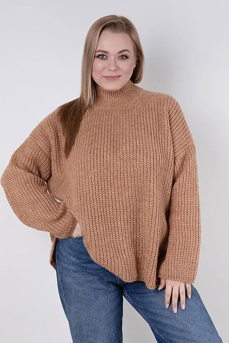 Women's knitted sweater - #4038925