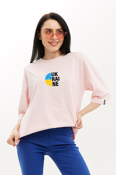 T-shirt LUCAS UK_RAI_NE. T-shirts. Color: pink. #9000935
