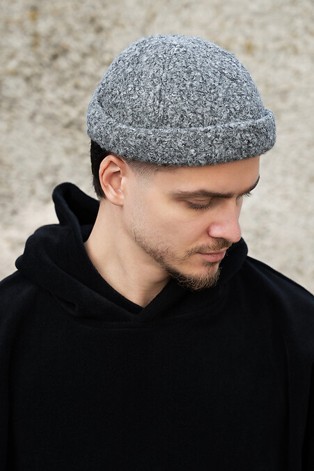 Чоловіча Хутряна Кепка Докер Теді  Dax Gray - #8055947