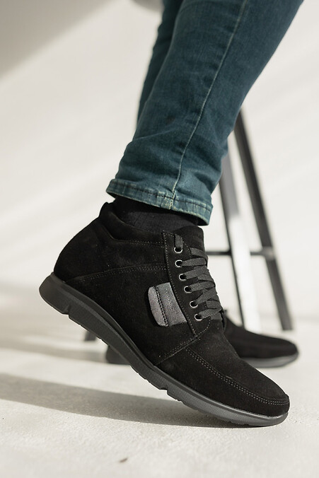Мужские ботинки. Ботинки. Цвет: черный. #8018963