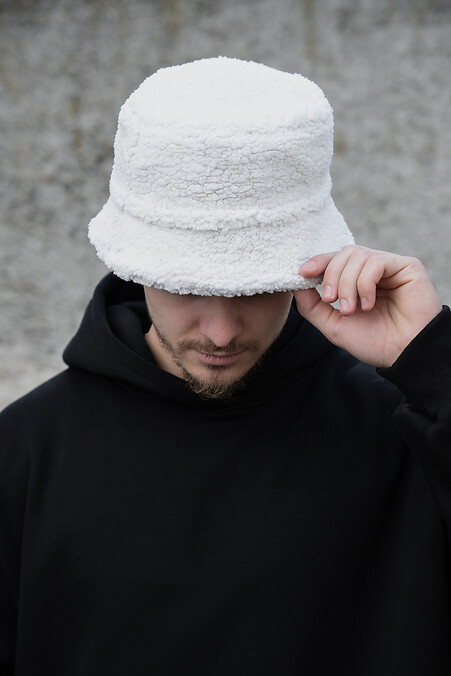 Чоловіча Утеплена Панамка  Kalush White Man - #8055971