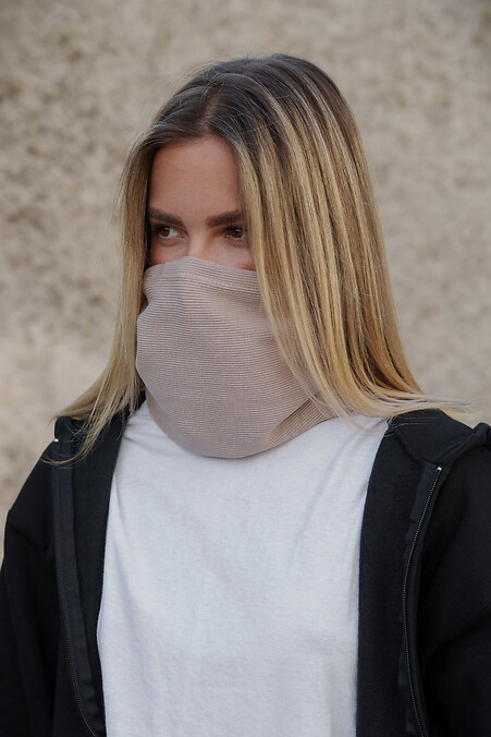 Жіночий Баф Рубчик  Kashkors Beige - #8055975