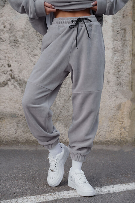 Жіночі Теплі Флісові Спортивні Штани Джогери Port Gray - #8055977
