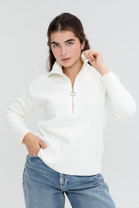 Sweter damski dzianinowy - #4038991