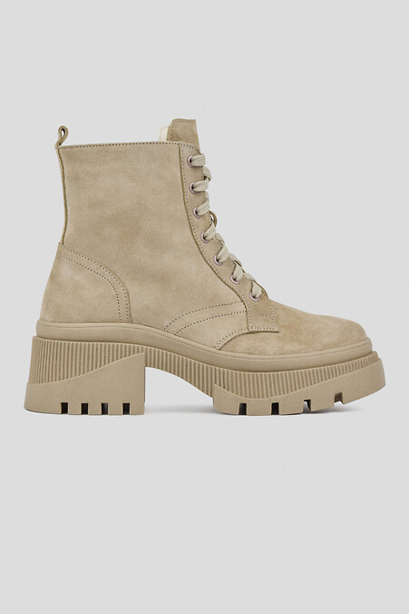 Demi beige suede boots - #4205991