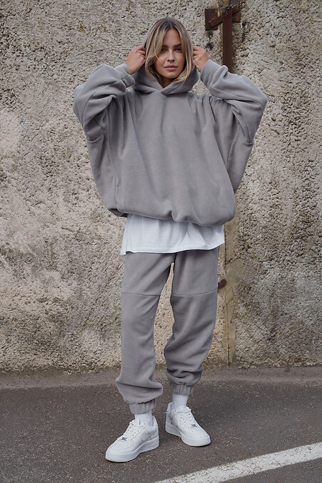 Жіночий Флісовий Спортивний Костюм  Utopia Gray - #8055991