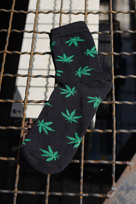 Marihuana socks. Golfs, socks. Color: white. #8048995