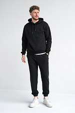 Herren-Sportanzug mit Kapuze ROVER 23 Black - #8034006