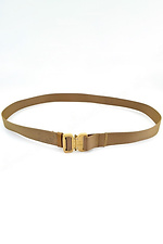 Men's belt with tactical buckle 130 cm. - #8046022