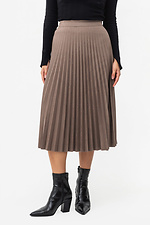 Женская плиссированная юбка-клеш - #3400026