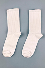 Белые носки с резинкой - #8041068