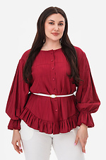 VAILA burgunderrote Bluse - #3044086