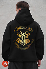 Чоловіче Оверсай Худі Толстовка На Флісі З Капюшоном Та Принтом Monument Black - #8056095