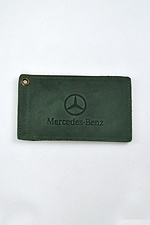 Leather cover for MERCEDES driving documents - #8046177