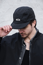 Schwarze Nylon-Campingkappe für Herren, Outdoor - #8056191