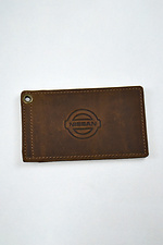 Leather cover for NISSAN driver's documents - #8046199