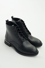 Klassische Damenstiefel aus Leder in Schwarz - #4206210