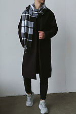 Чоловіче Довге Пальто Демісезонне 26 Black - #8056211