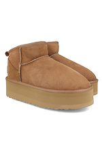 Damen-Ugg-Stiefel in hellbrauner Farbe - #4203216