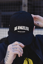 Męska czapka z daszkiem Czapka z daszkiem Angeless czarna - #8049230