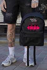 Codzienny Plecak Szkolny dla Chłopca Without Compact z nadrukiem Squid Game Czarny - #8055258