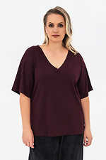 VOLYA Burgunderrotes T-Shirt - #3044268