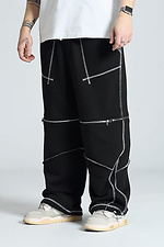 Men's oversized sweatpants Zone black - #8043325