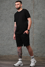 Herren-Sommerset ohne Shorts + schwarzes T-Shirt - #8049328