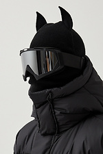 Balaclava black unisex "Beth" - #8037333