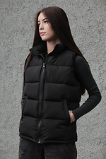 Schwarze Daunenweste für Damen - #8049340