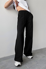 Mirage flared trousers, black - #8031345