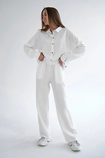 Damen Sommeranzug mit Shirt und Hose Milk - #8034393