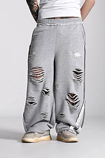 Sdash Herren-Sporthose im Oversize-Stil, meliert - #8043396