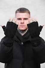 Fingerlose Winterhandschuhe für Herren mit Fleece Fix - #8049396