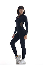 Schwarzer Nylon-Overall - #8037400