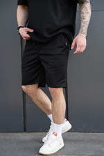 Coolmax Men's Lightweight Knit Shorts in Black - #8056409