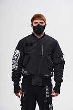 Gefütterte Herren-Bomberjacke „Dester“, schwarz - #8037419