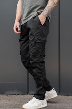 Чоловічі Трикотажні Штани Карго Without Delta Fenix Black - #8056424