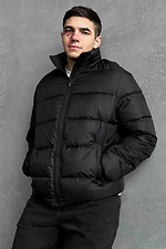 Men's demi-season jacket black - #8031426