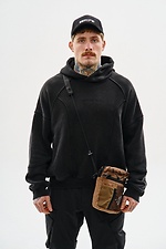 Schmal geschnittener Oversized-Schnitt mit Ziernähten. Farbe: Schwarz. - #8037434