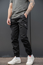 Чоловічі Трикотажні Штани Карго Without Bayraktar 27 Black - #8056441