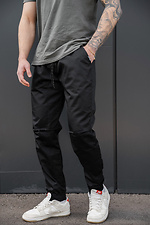 Чоловічі Трикотажні Штани Джогери Without Bayraktar 27 Black - #8056443