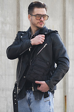 Schwarze Umhängetasche für Herren von Young Basic - #8056457