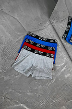Set of men's underwear "ShoTy?" red, blue, melange - #8031464