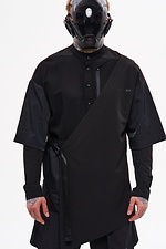 Lniane kimono z długim rękawem Kodama - #8037470