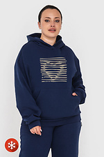 Wattierter Kapuzenpullover KAMALA „Striped Heart“ - #9001478