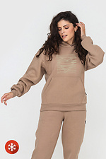 Wattierter Kapuzenpullover KAMALA „Striped Heart“ - #9001479